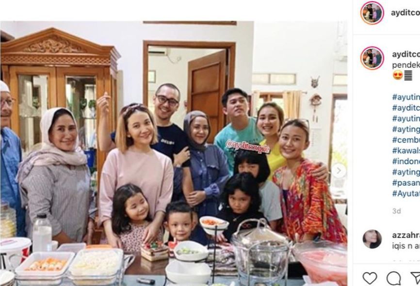 Ayu Ting Ting bawa anak jumpa keluarga kekasih - Bintang Global | mStar