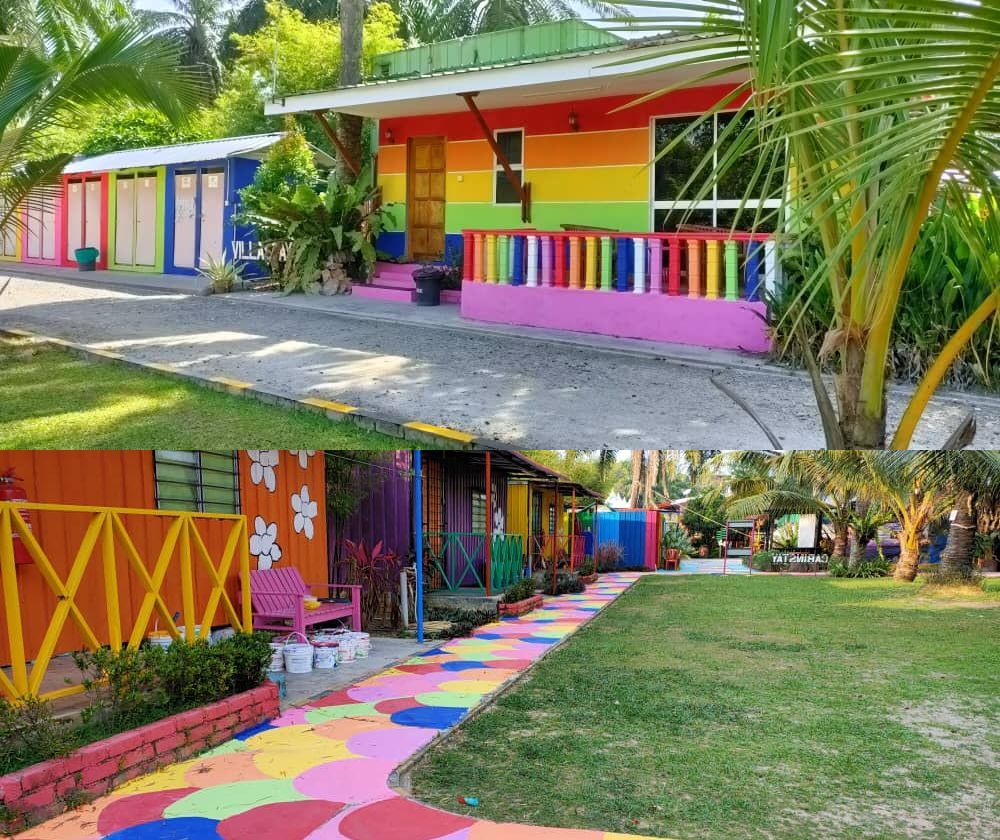 Warna Warni Kampung Pelangi Tarikan Terbaharu Destinasi Percutian Keluarga Di Selangor Destinasi Mstar