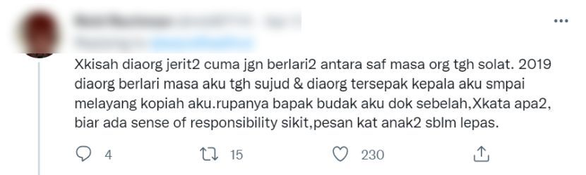 Antara reaksi netizen pada ucapan imam berkenaan.