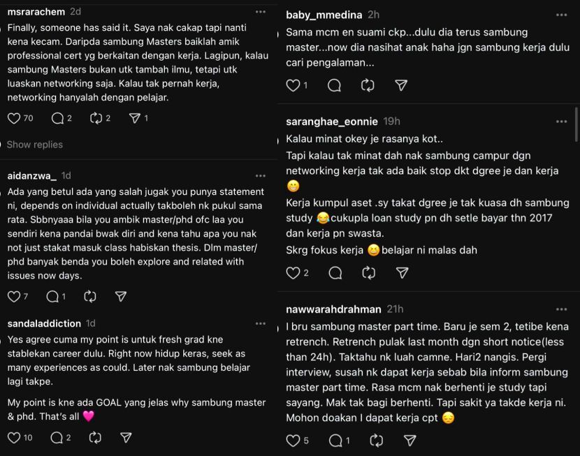 Warga maya memberikan reaksi dan pandangan masing-masing.