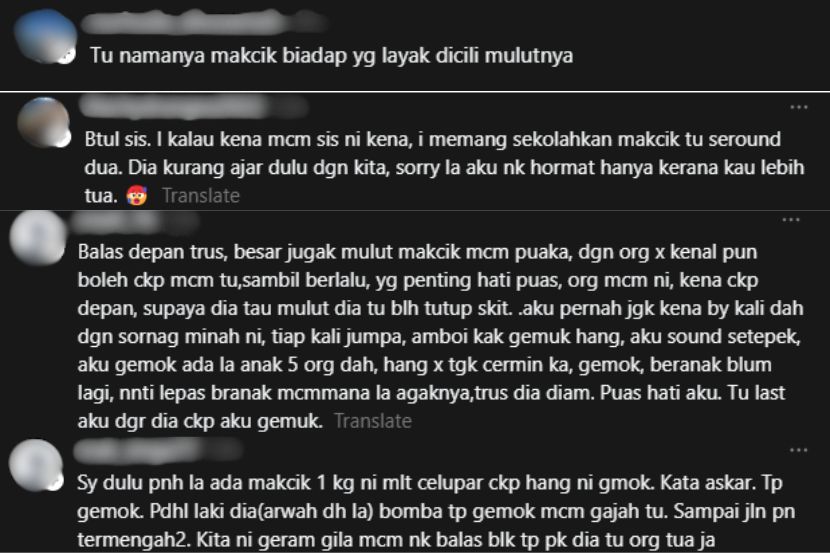 Reaksi netizen