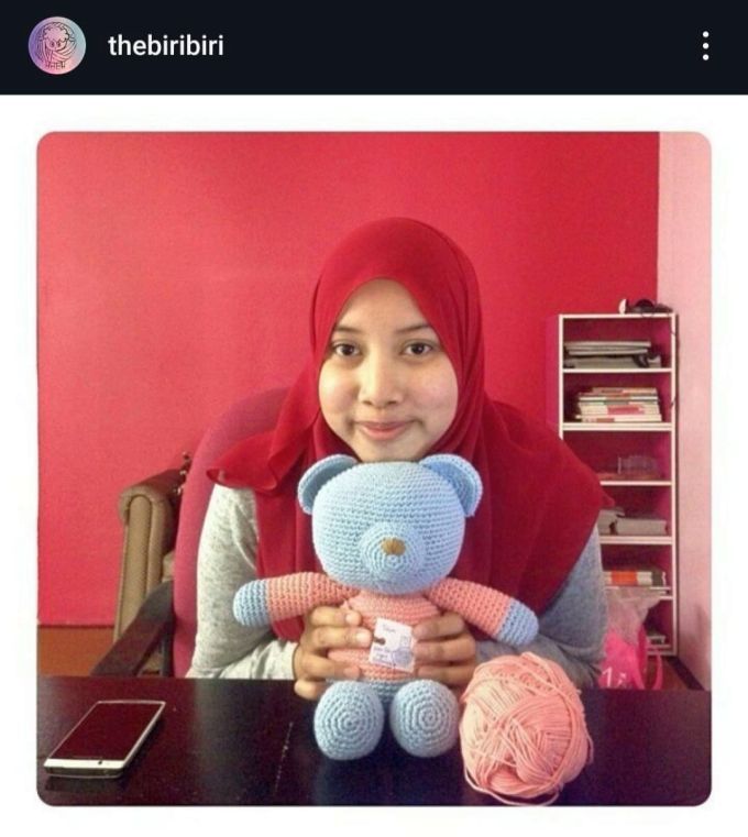 Hasil agumurami pertama yang dihasilkan Farah.