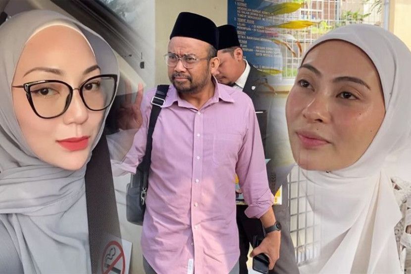 Adnan sebelum ini menceraikan Datin Red (kiri) dan Adira (kanan).
