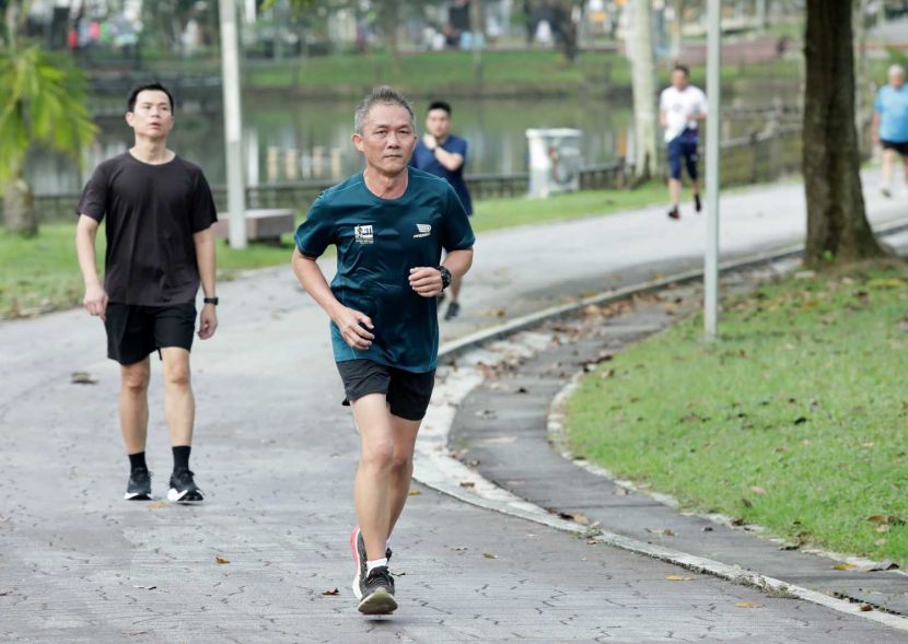 Member of the public seen participating in outdoor physical activity at Taman Persekutuan Bukit Kiara, Kuala Lumpur. —YAP CHEE HONG/The Star