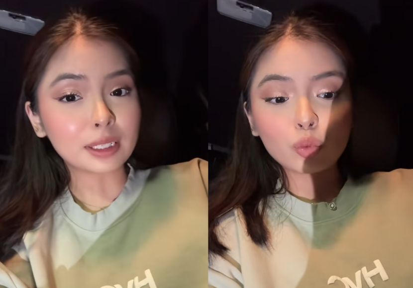 Qistina menahan sebak ketika membuat penjelasan video mengenai dirinya.