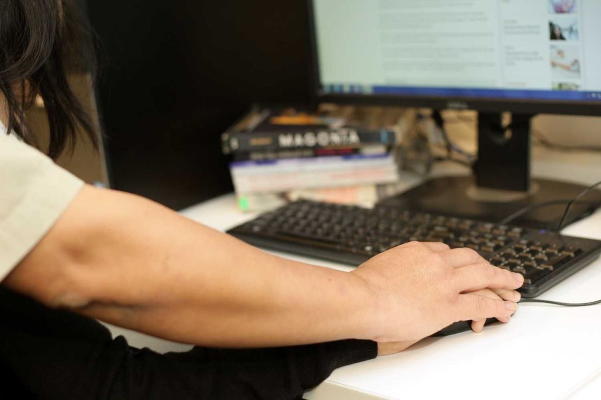 Photoshoot for story on sexual harassment. AZMAN GHANI / The Star