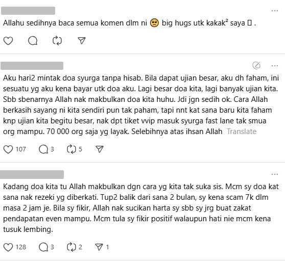 Warga maya memberi kata-kata sokongan padanya.