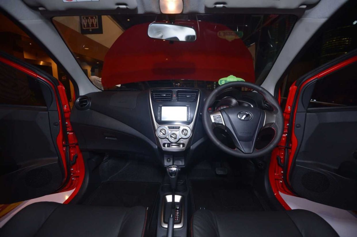 The launching ofPerodua Axia,Malaysiaâ€s first Energy Efficient Vehicle. RAJA FAISAL HISHAN/ The Star. Rep: Rizal Johan