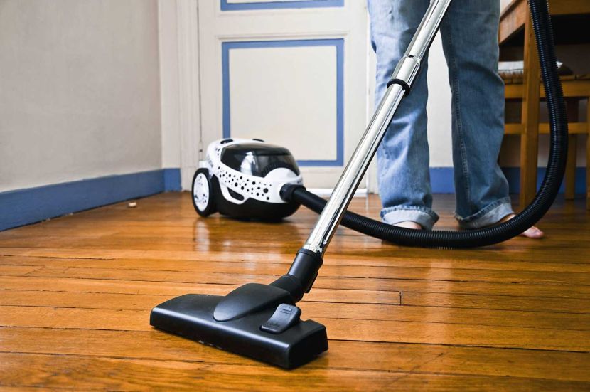 Photo of a man cleaning his house. (Dreamstime/TNS)