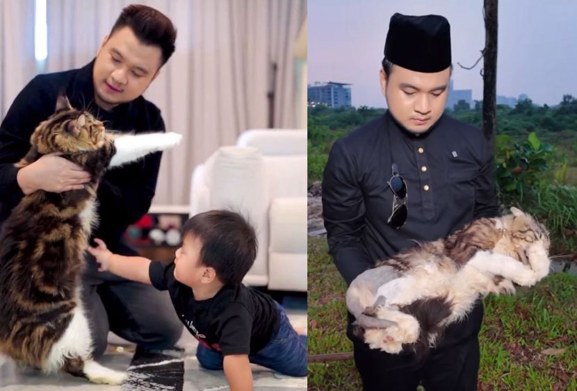 Iqbal imbau kembali momen bersama kucingnya.