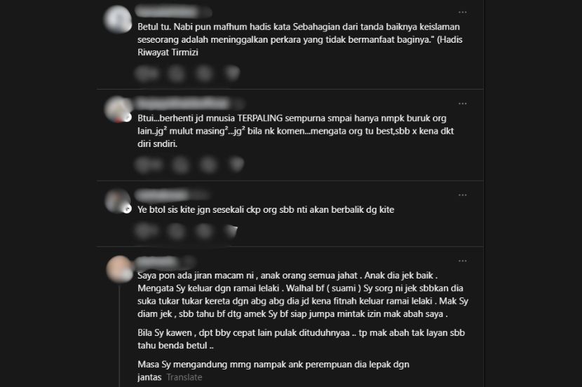 Reaksi warga maya