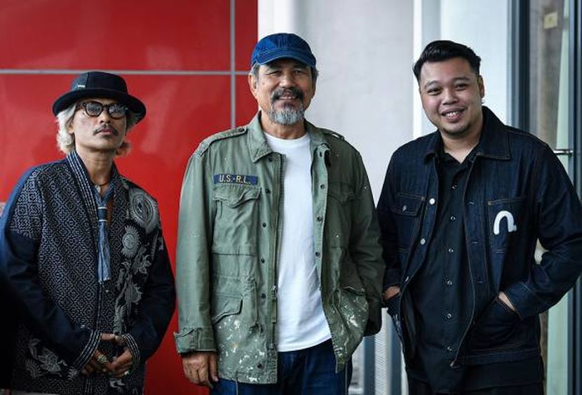 Joey (kiri) dan Amen (kanan) bersama M Nasir bakal terajui filem Daud M Origin.