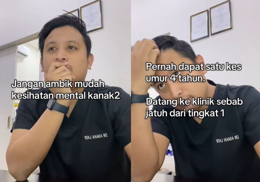 Dr Aiman membuat perkongsian itu menerusi TikTok.