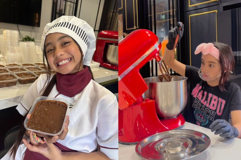 Perniagaan kek batik yang diusahakan Hayla semakin laris.