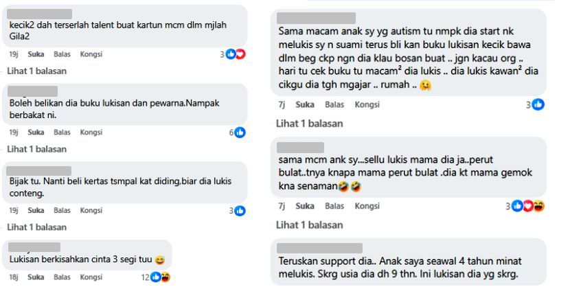 Antara reaksi warga maya pada hantarannya.