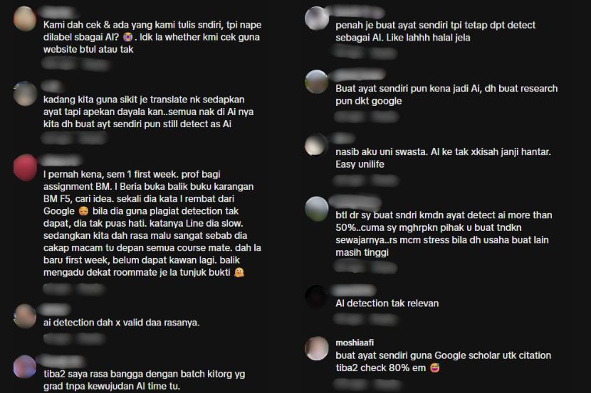 Reaksi pelajar