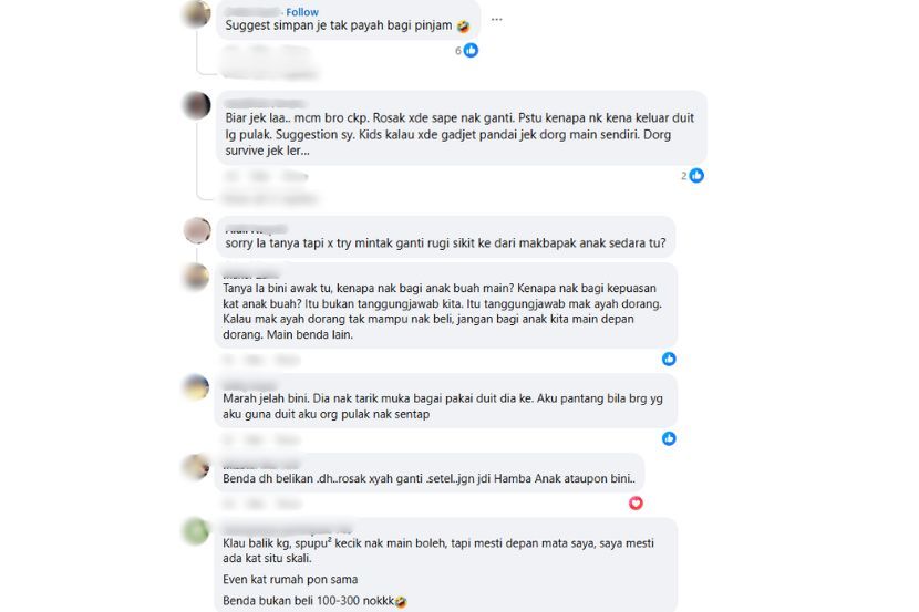 Reaksi netizen
