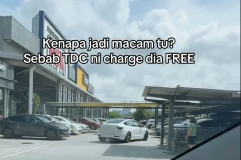 Cas percuma menyebabkan berlakunya kes berebut pengecas EV.