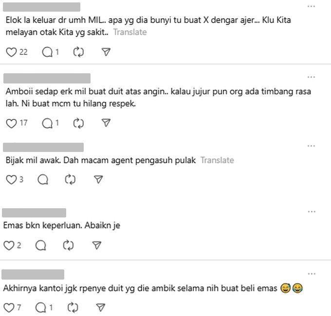 Antara reaksi warga maya di ruangan komen.