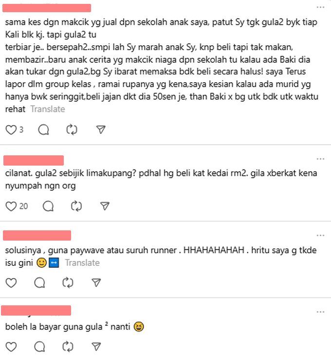 Antara reaksi warga maya pada hantarannya.