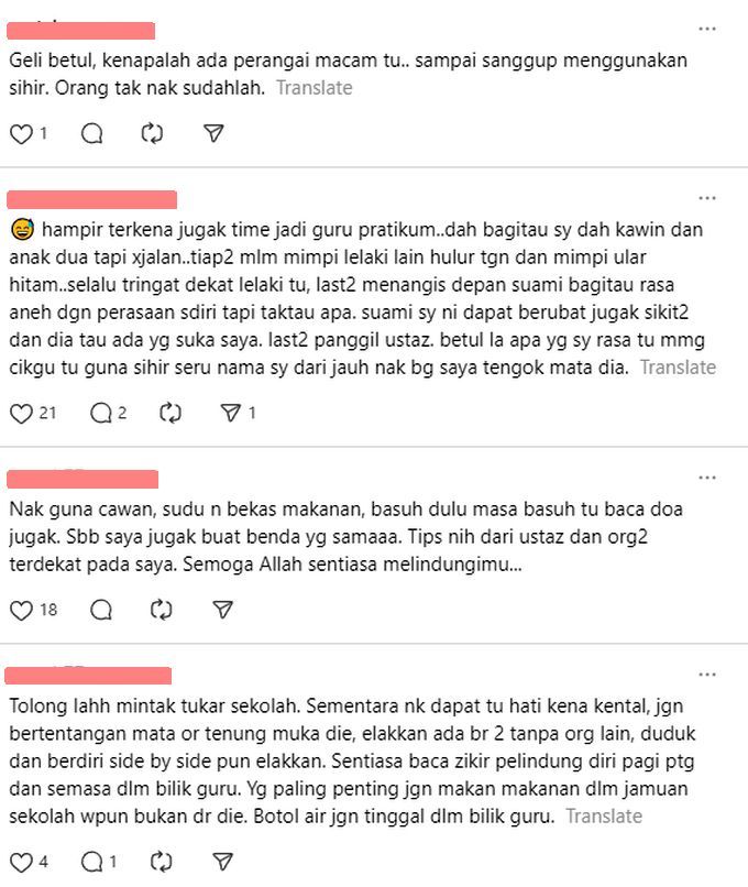 Warga maya berkongsi tip dan amalan yang boleh dilakukan bagi mengelak sihir.