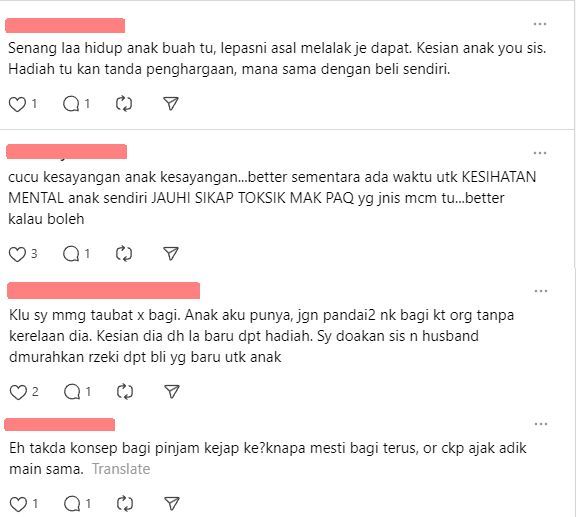 Netizen tidak bersetuju dengan caranya yang dilakukan wanita ini.