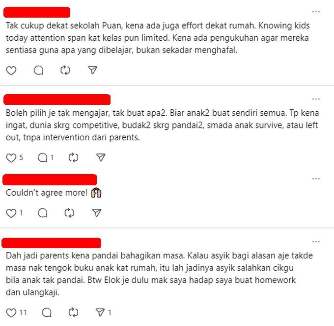 Demikian reaksi warga maya berhubung hantarannya.