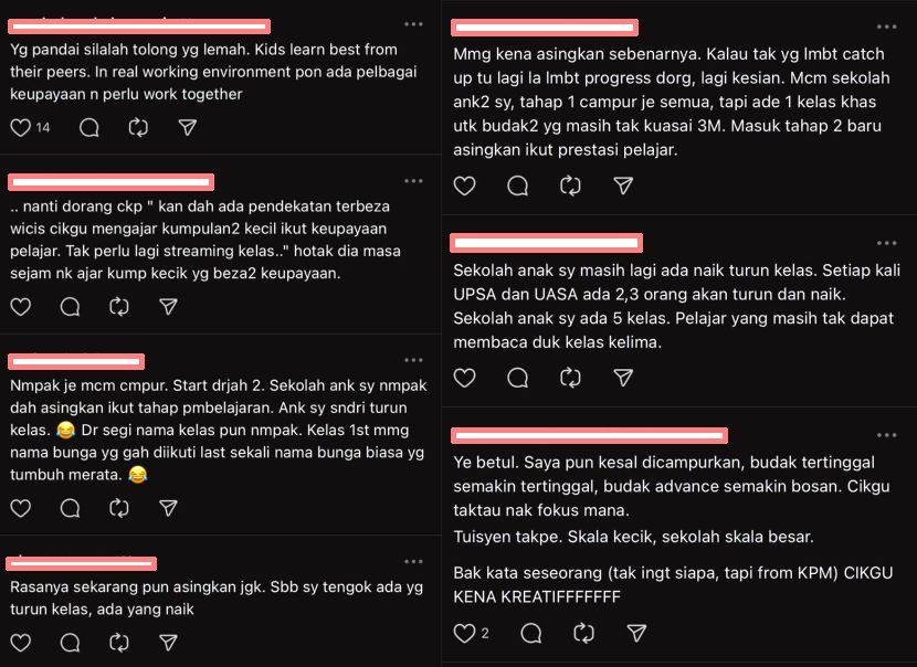 Kebanyakan netizen bersetuju dengan pandangannya.