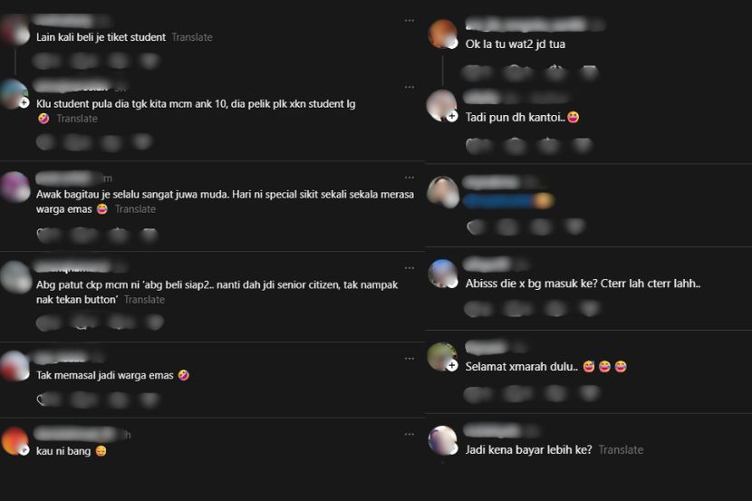 Reaksi netizen