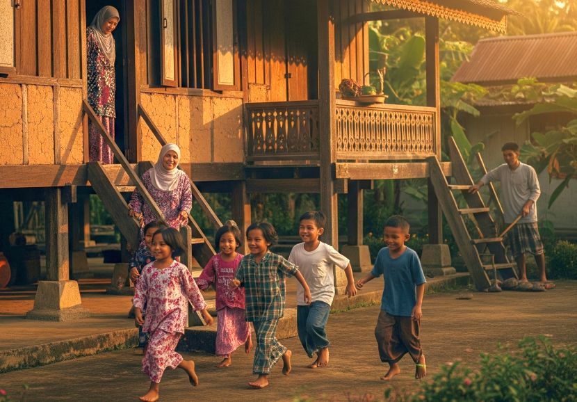 Memiliki anak yang ramai pasti menggembirakan suasana sesebuah keluarga. -Gambar hiasan AI