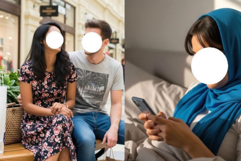 Kehadiran orang ketiga boleh meruntuhkan rumah tangga. -Gambar hiasan AI