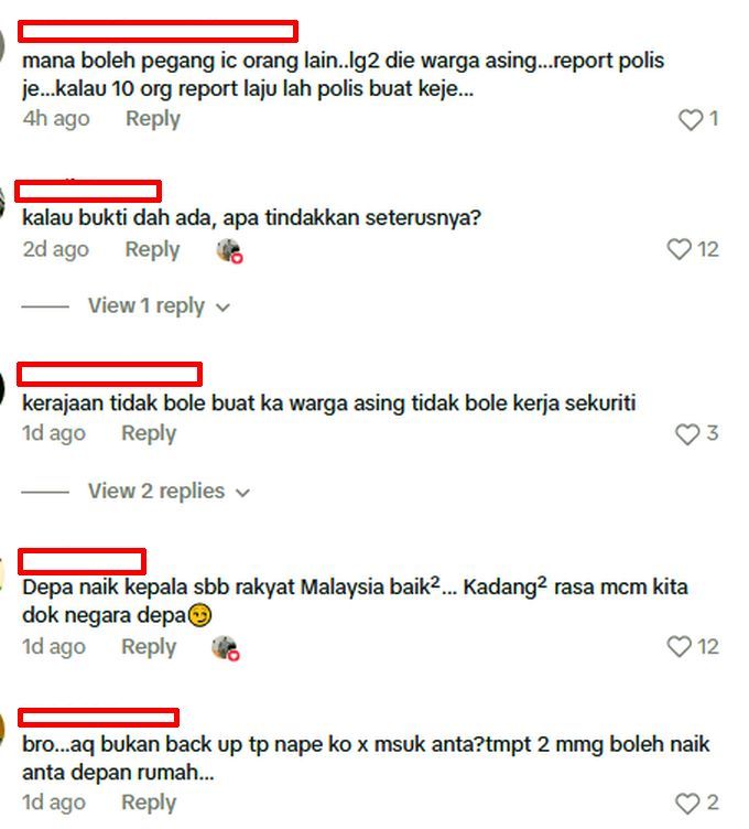 Warga maya memberikan pelbagai reaksi di ruangan komen.