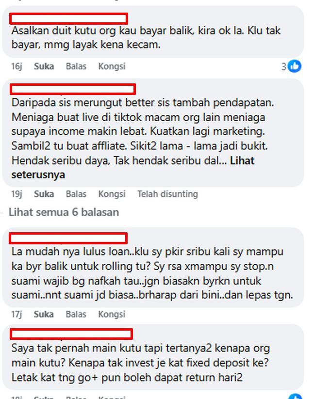 Warga maya memujinya kerana tetap membayar duit ahli walau terpaksa meminjam.