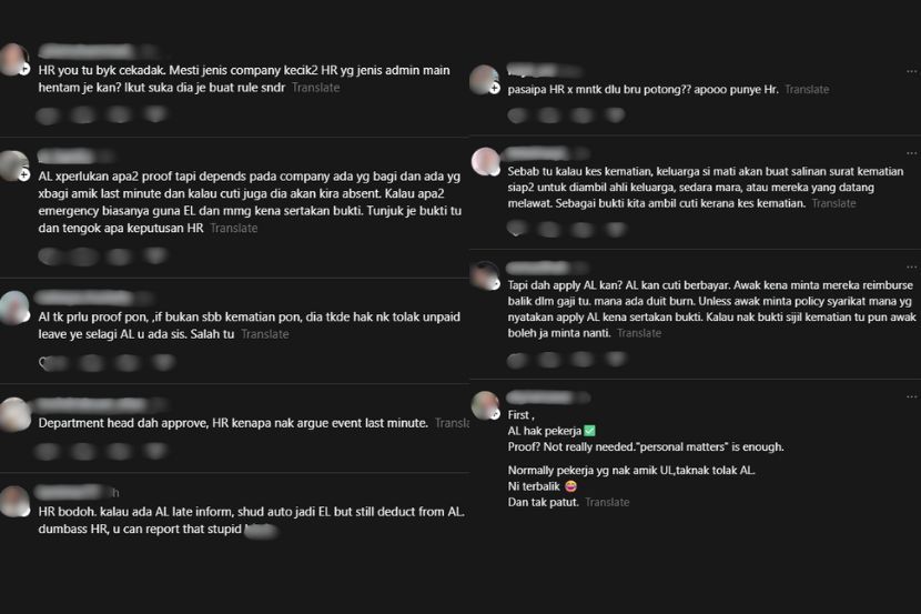 Reaksi netizen