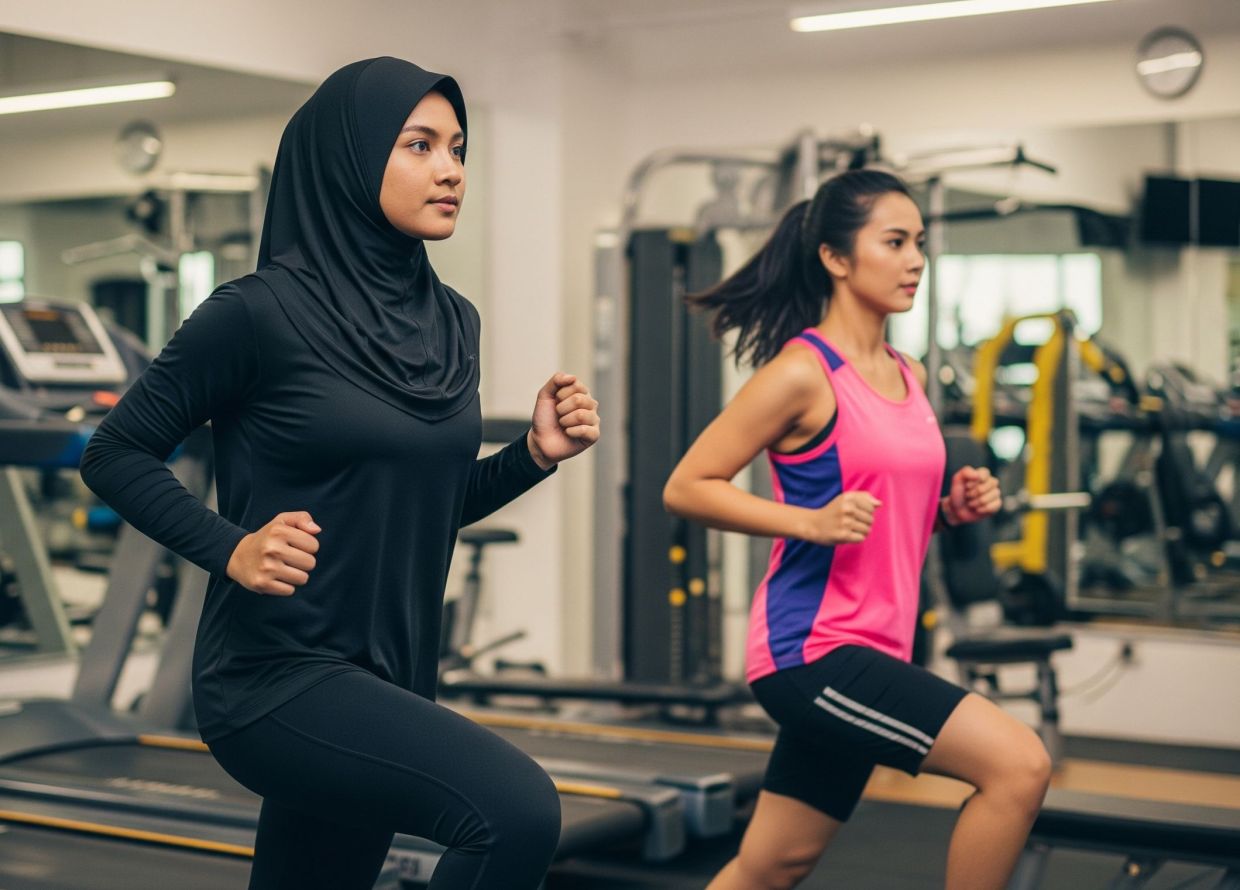 Bersenam di gim lebih selamat bagi kaum wanita. -Gambar hiasan AI