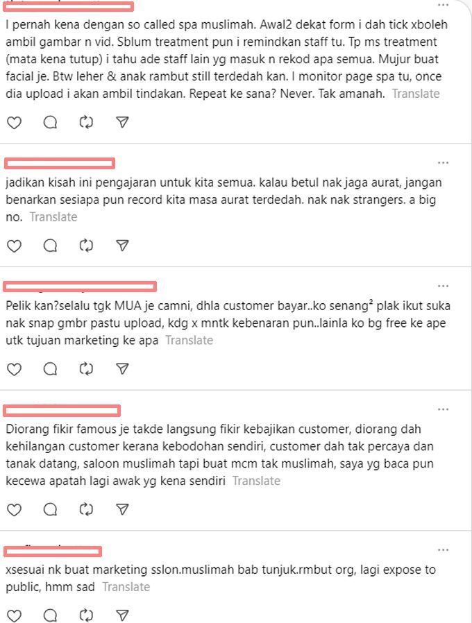 Warga maya turut meluahkan kebimbangan tentang isu berkenaan.