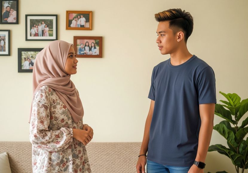 Kakak sentiasa membantu adiknya membuat keputusan penting. -Gambar hiasan AI