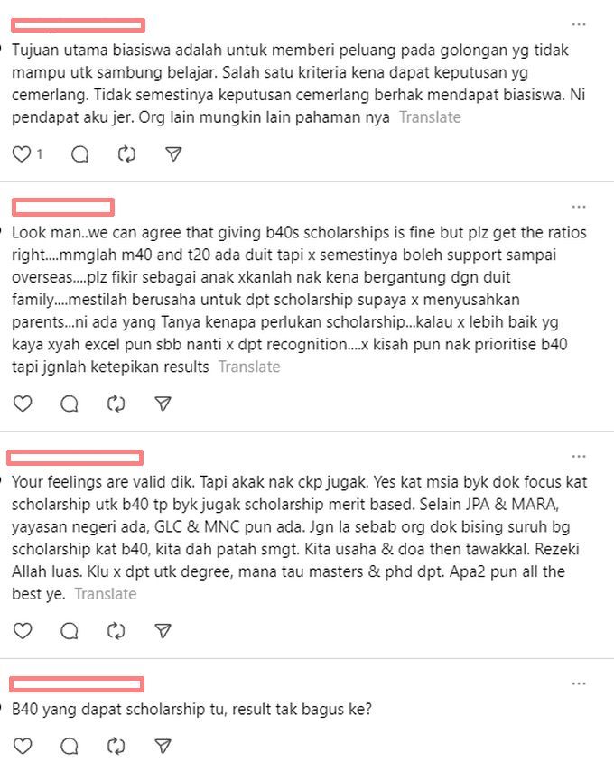 Netizen menjelaskan maksud keadilan yang dibangkitkannya.