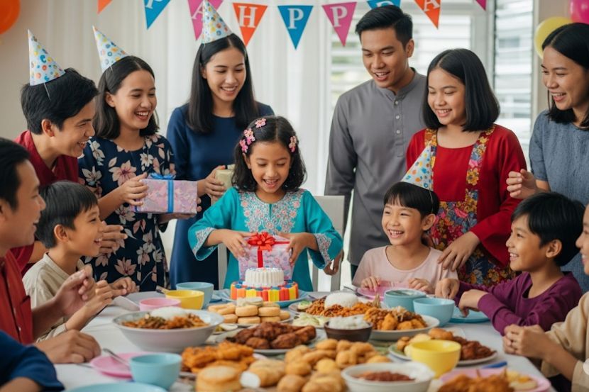 Golongan kanak-kanak paling gembira menyambut hari jadi. -Gambar hiasan AI