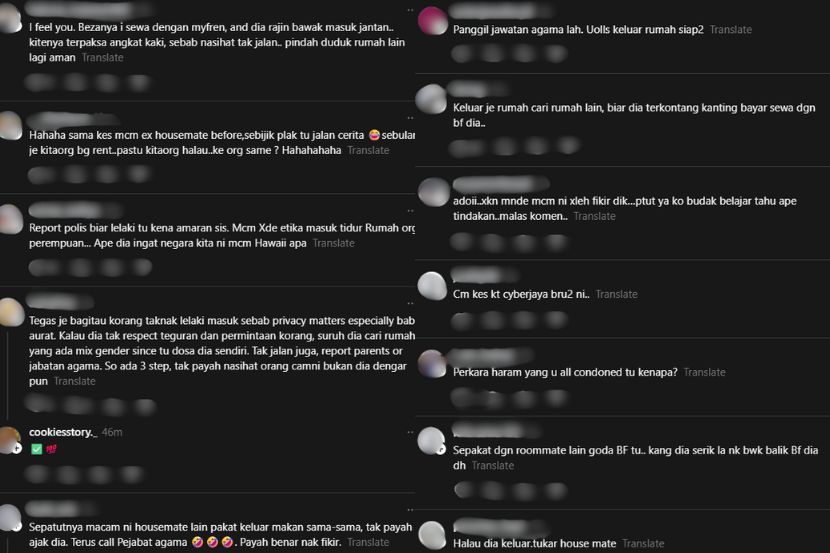 Reaksi warga maya