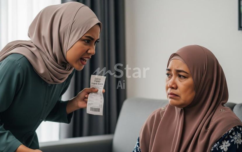 Konflik dalam keluarga boleh tercetus apabila membabitkan isu kewangan. -Gambar hiasan AI