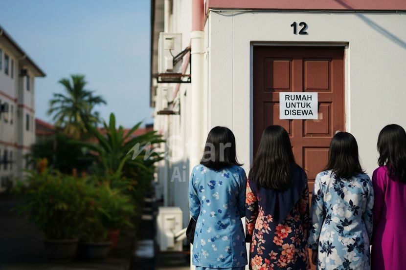 Ingin selesa mendorong sebahagian pelajar menyewa rumah di luar kampus. -Gambar hiasan AI