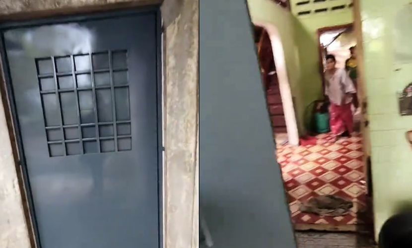 Pintu yang tidak dibenarkan buka oleh ibunya.