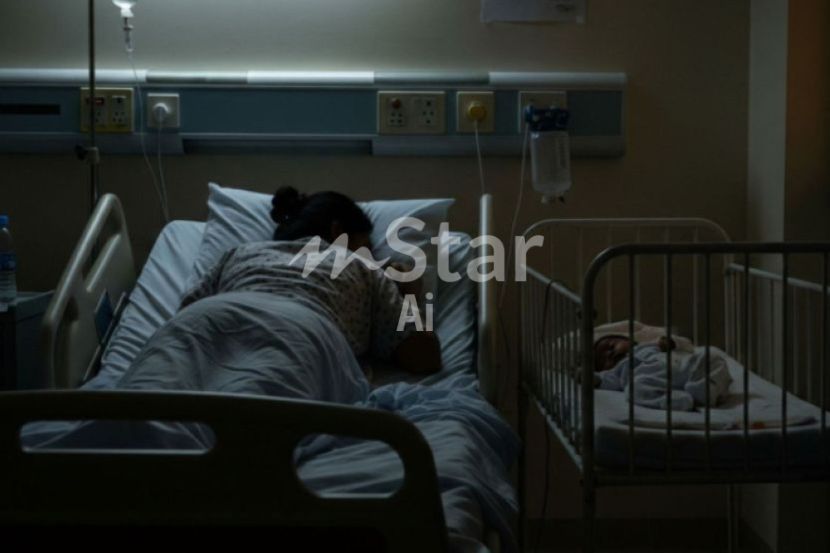 Wanita lepas bersalin memerlukan rehat yang mencukupi. -Gambar hiasan AI