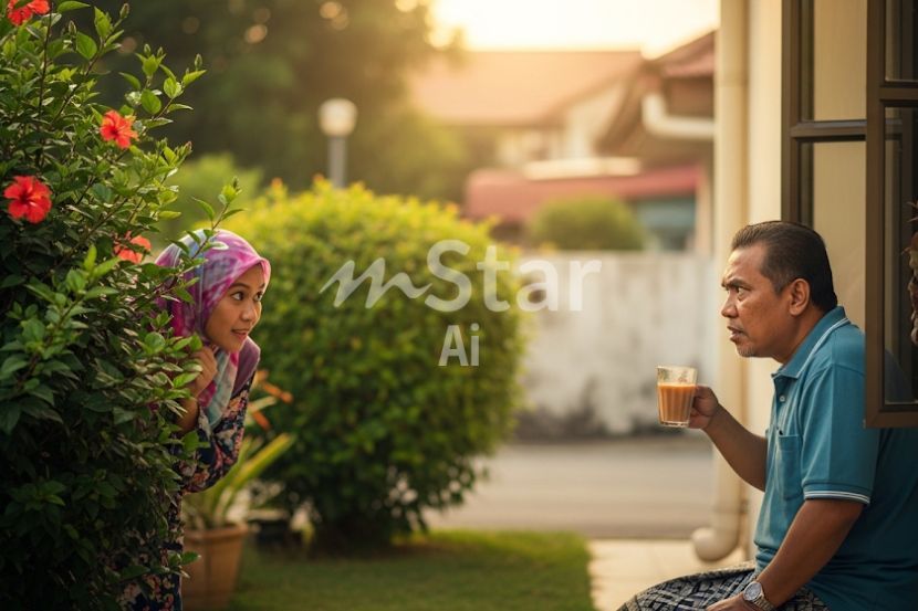 Lumrah hidup berjiran perlu saling mengambil berat. -Gambar hiasan AI