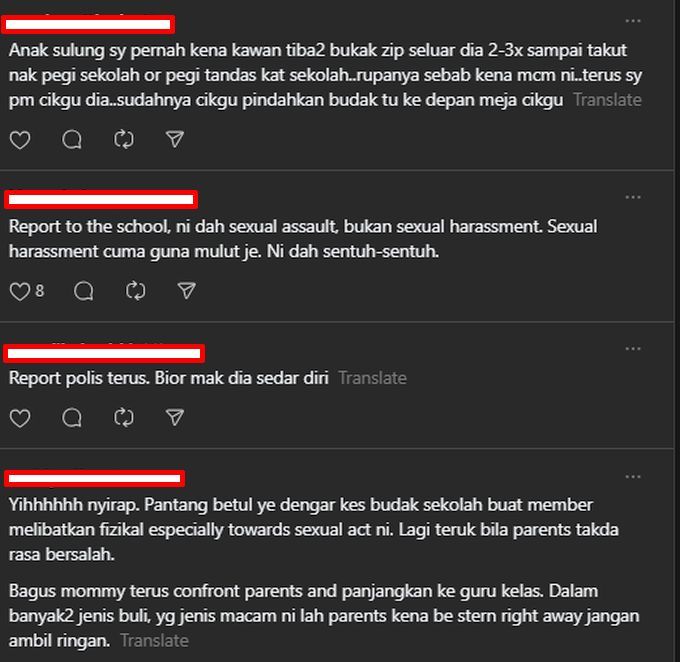 Warga maya meluahkan kebimbangan tentang isu yang dikongsikan.
