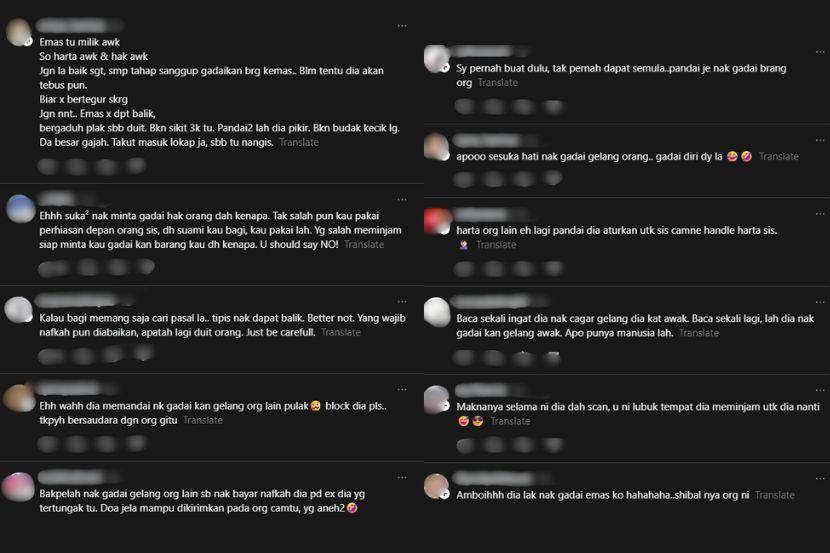 Reaksi netizen