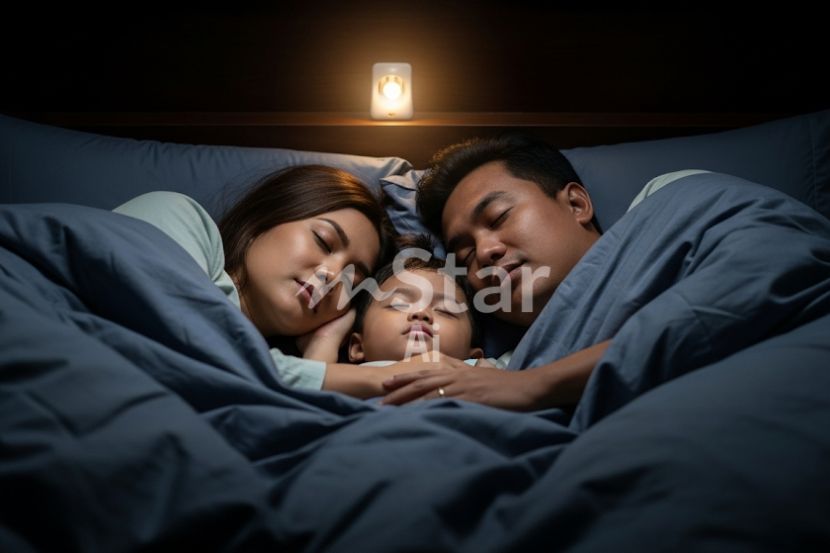 Ibu bapa perlu mengasingkan tempat tidur mereka daripada anak-anak. -Gambar hiasan AI