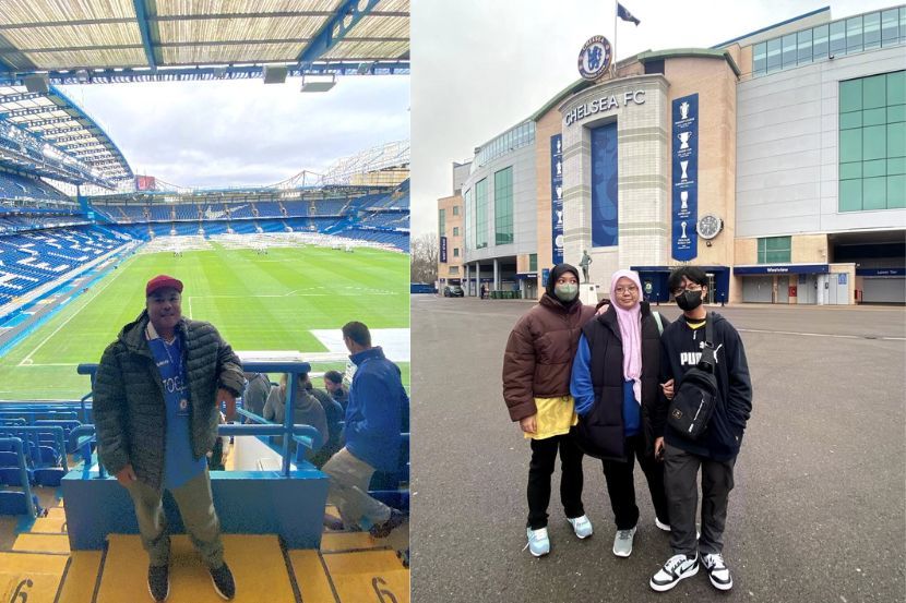 Hobi juga membuka peluang kepada Jeffry membawa keluarganya bercuti hingga ke London.