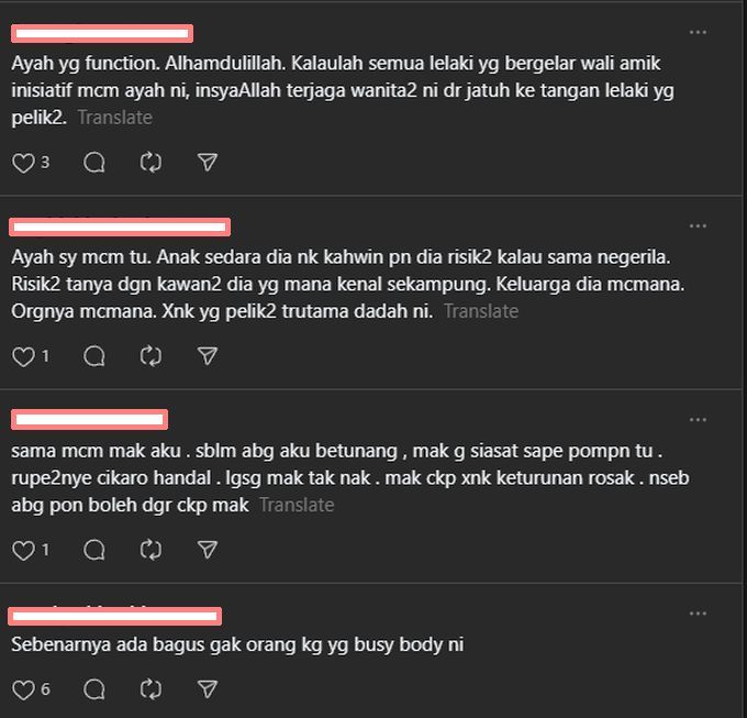 Warga maya memuji sikap bapa pengantin perempuan terbabit.